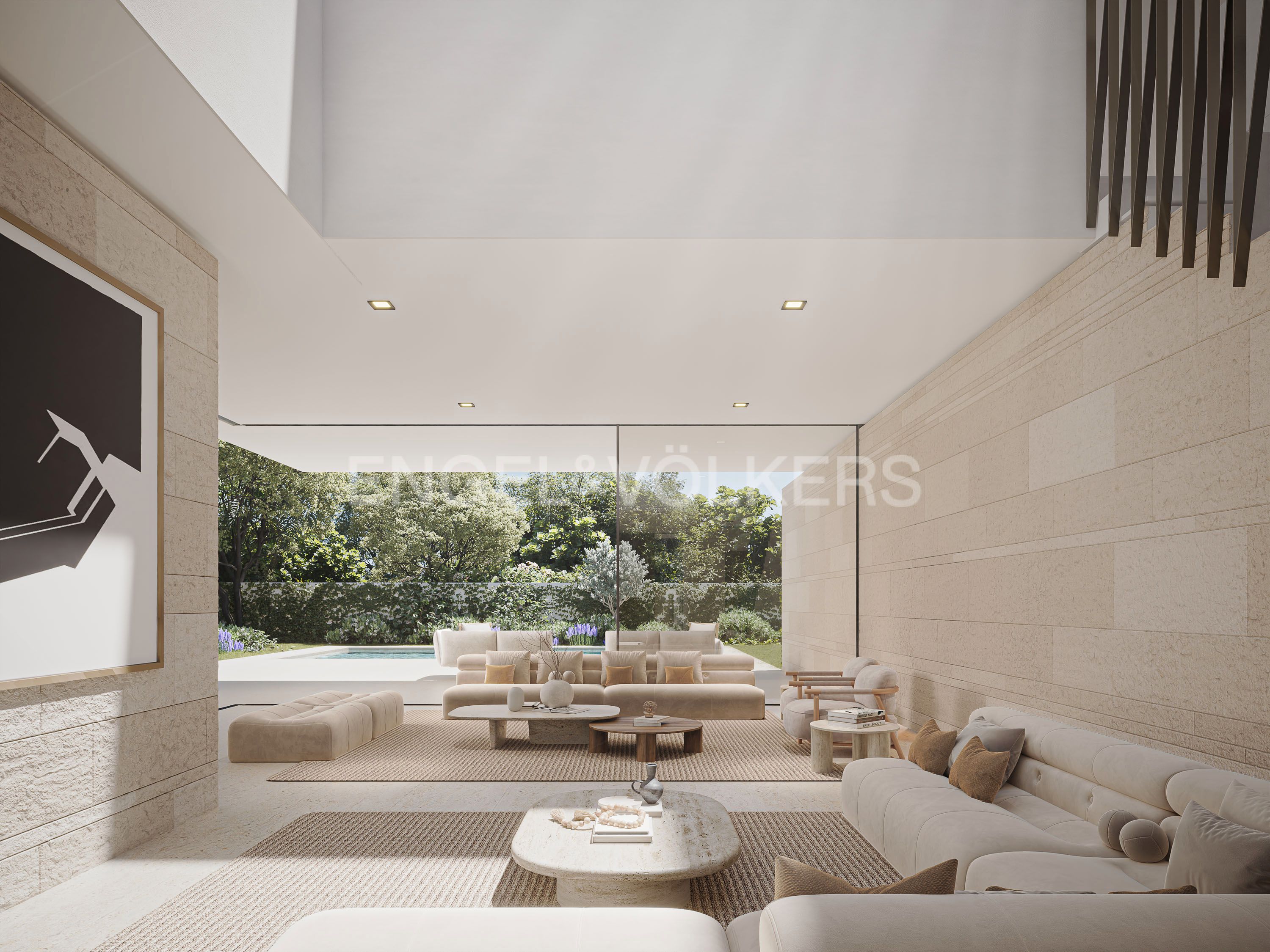 Living room of House or chalet for sale in  Madrid Capital  with Heating and Private garden