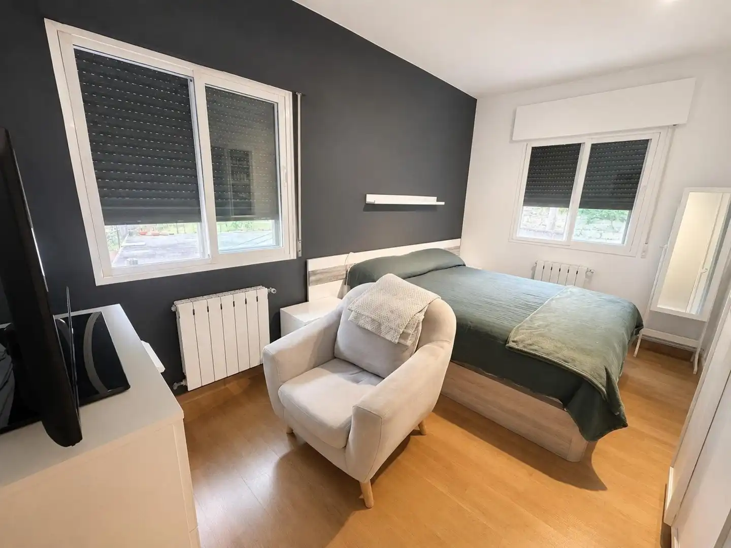 Bedroom of Houses for sale in Poio  with Heating, Terrace and Furnished