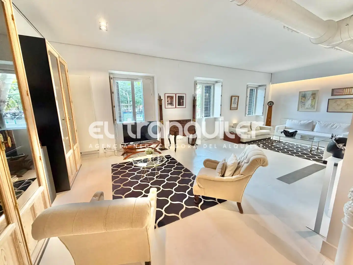 Flat with lift to rent in Calle Paseo Infanta Isabel