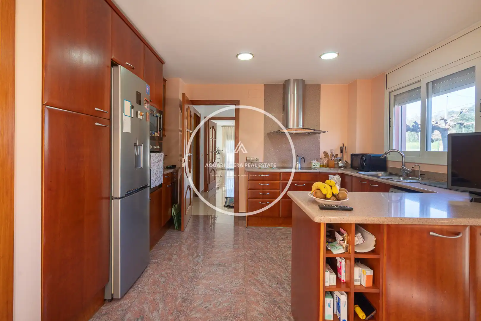 Cocina de Casa o chalet en venta en Santa Coloma de Farners con Calefacción, Jardín privado y Piscina