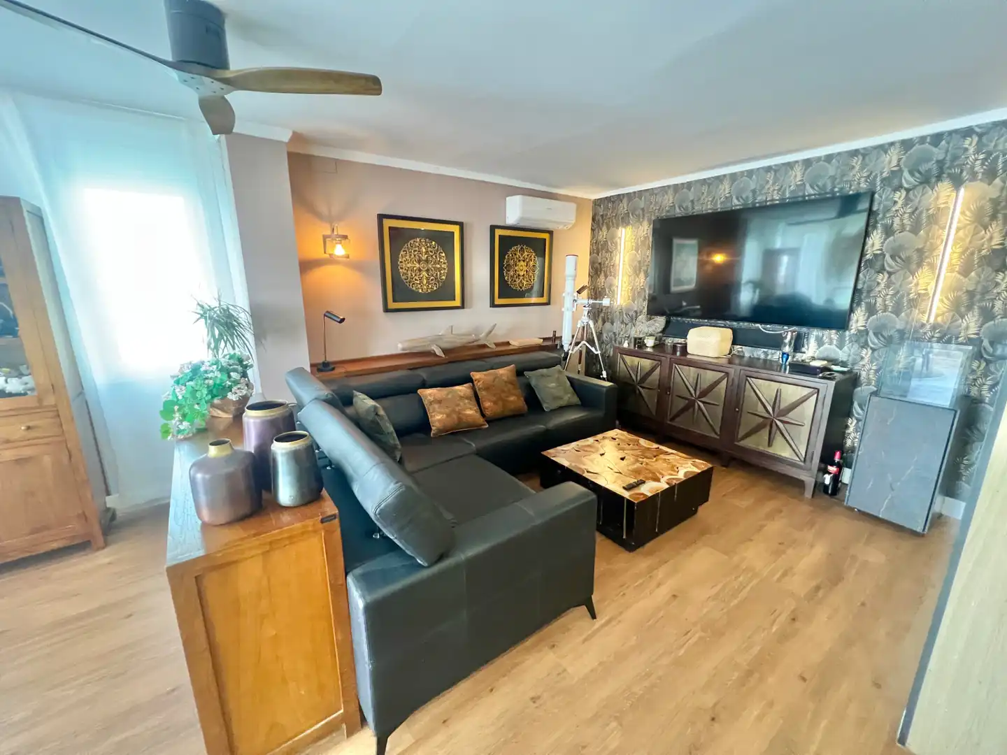 Sala de estar de Apartamento en venta en Alcalà de Xivert con Aire acondicionado, Terraza y Amueblado