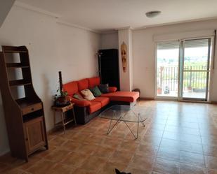 Living room of Attic for sale in  Murcia Capital  with Terrace, Furnished and Oven