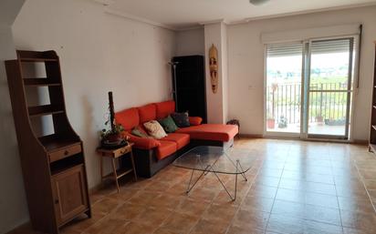 Sala d'estar de Àtic en venda en  Murcia Capital amb Terrassa, Moblat i Forn