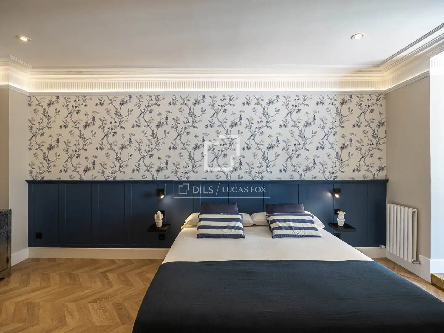 Schlafzimmer von Wohnung zum Verkauf in Barcelona mit Klimaanlage, Heizung und Parkett
