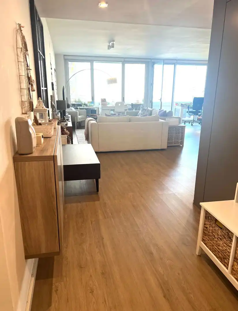 Wohnzimmer von Wohnung zur Miete in Barcelona mit Klimaanlage, Heizung und Parkett