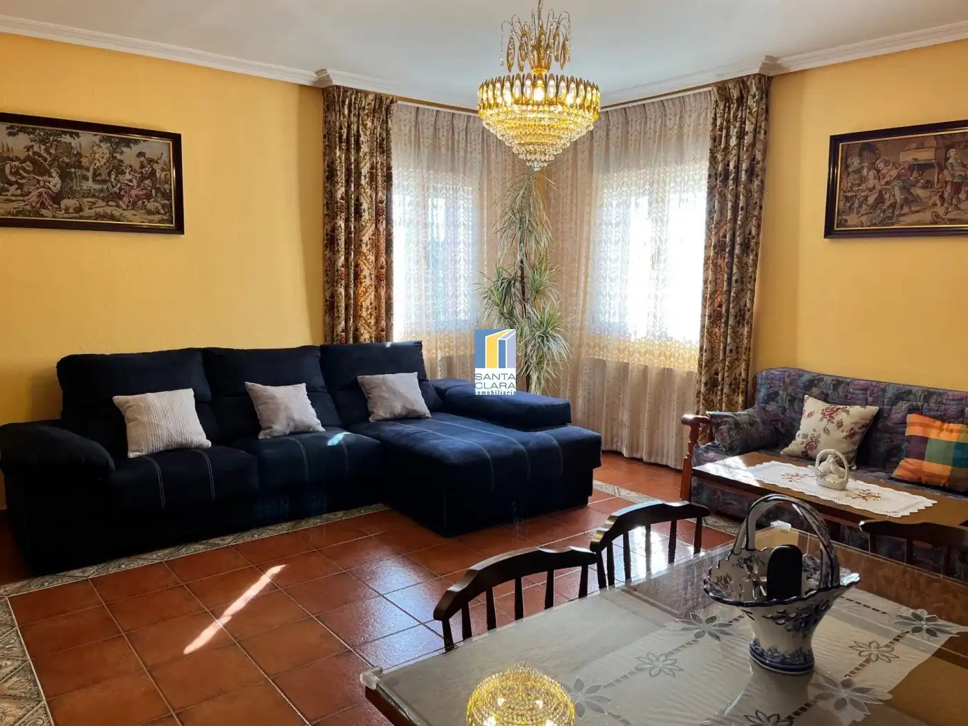 Sala d'estar de Finca rústica en venda en Arcenillas amb Calefacció, Jardí privat i Terrassa