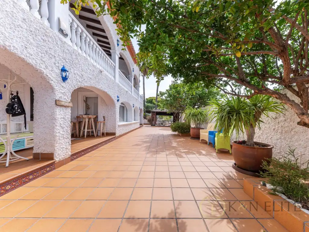 Terraza de Casa o chalet en venta en Moraira con Aire acondicionado, Jardín privado y Terraza
