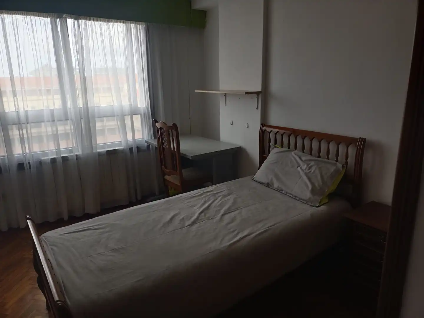 Bedroom of Flat for rent in A Coruña Capital   with Heating, Parquet flooring and Furnished