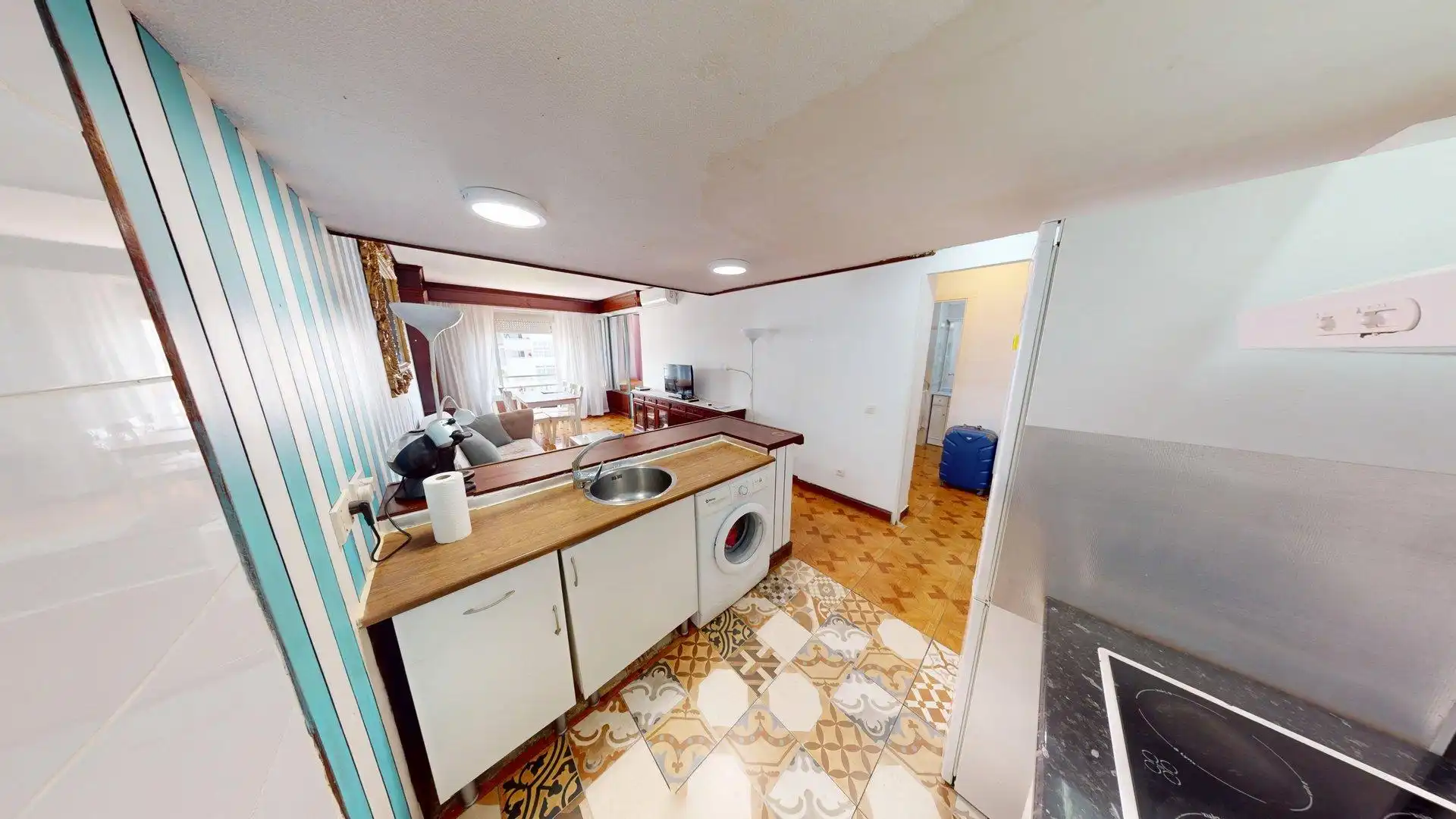 Kitchen of Flat for sale in Benalmádena  with Air Conditioner, Heating and Private garden