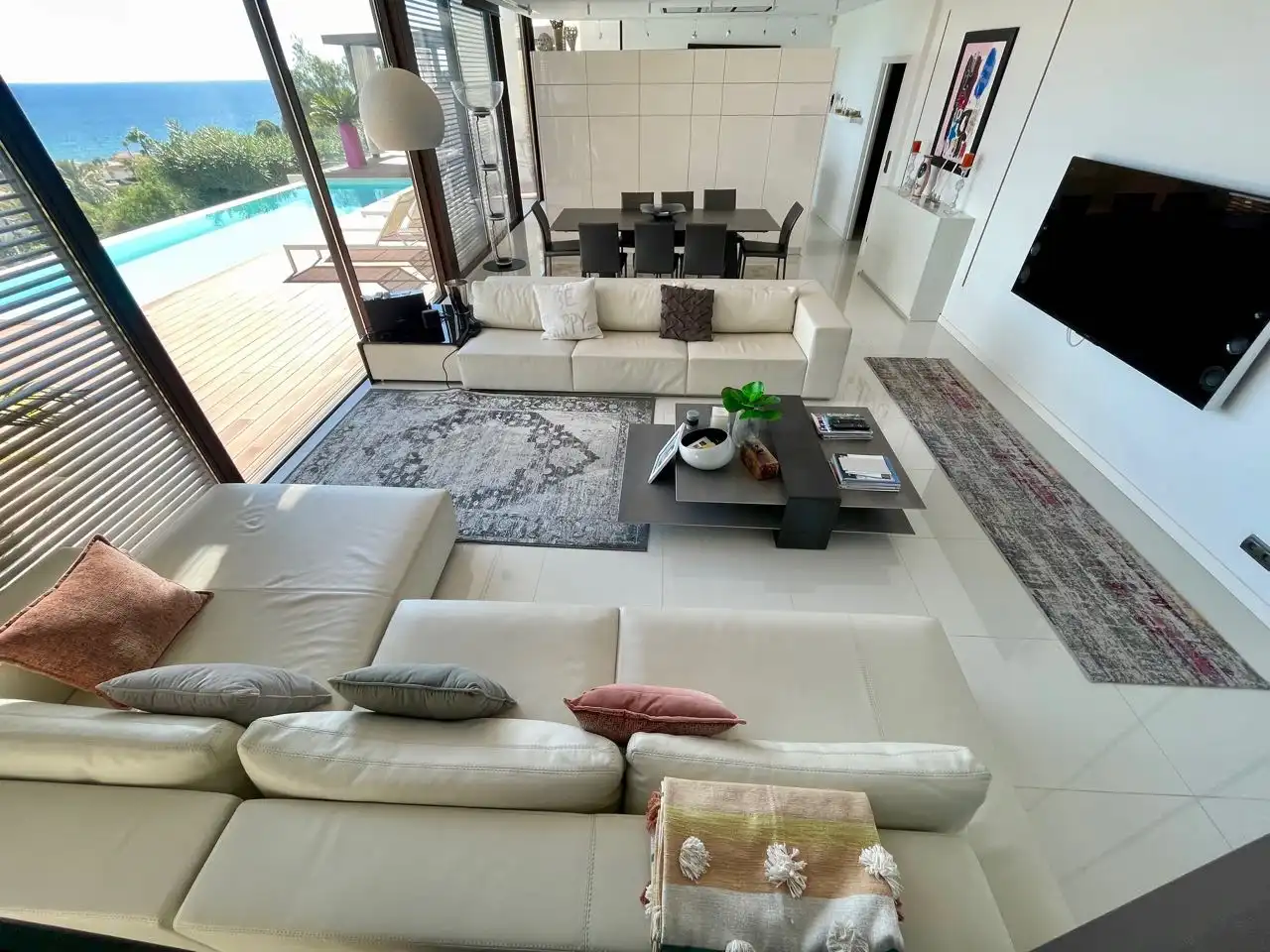 Sala de estar de Casa o chalet en venta en Benidorm con Piscina