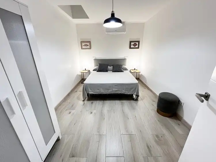 Bedroom of Flat for rent in Madrid  with Air Conditioner, Heating and Parquet flooring