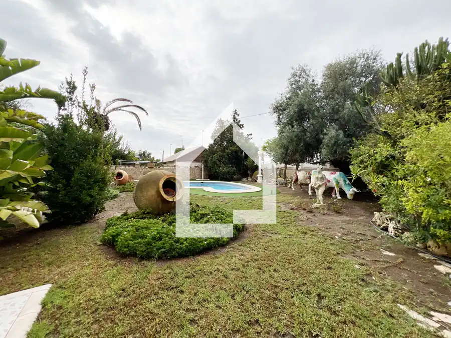 Garden of Houses for sale in San Vicente del Raspeig / Sant Vicent del Raspeig  with Air Conditioner, Heating and Private garden