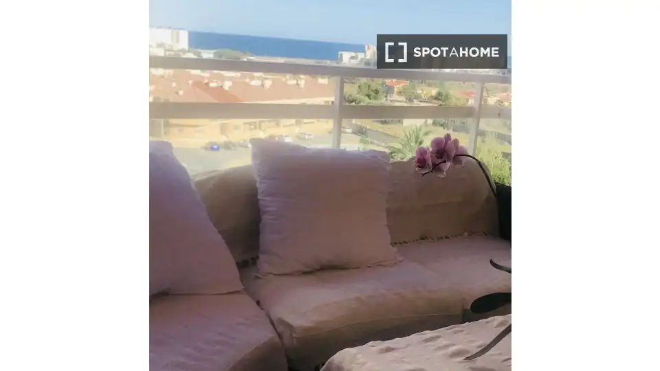 Balcony of Apartments for share in El Campello  with Air Conditioner, Terrace and Furnished