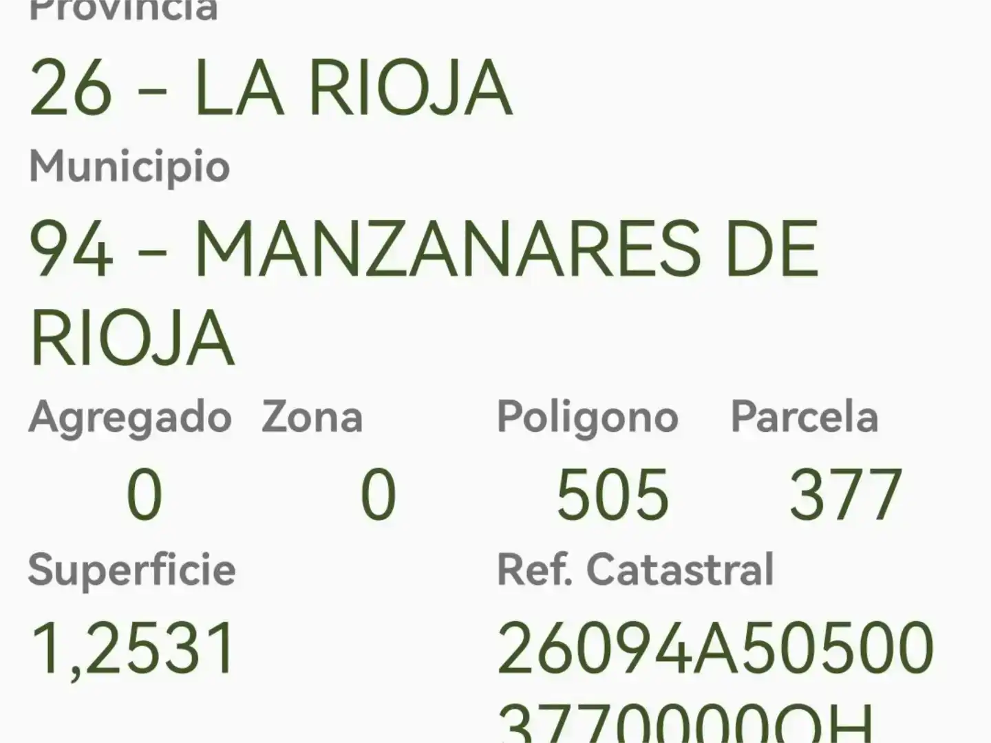 Jardín de Terreno en venta en Manzanares de Rioja, La Rioja