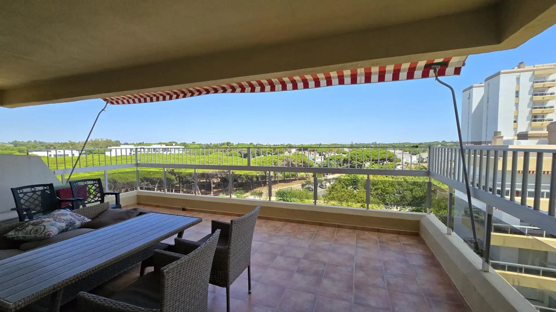 Terrasse von Wohnung zur Miete in El Puerto de Santa María mit Klimaanlage, Terrasse und Möbliert