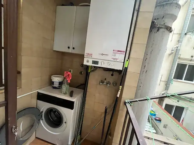 Cocina de Piso de alquiler en Barcelona con Aire acondicionado, Calefacción y Parquet