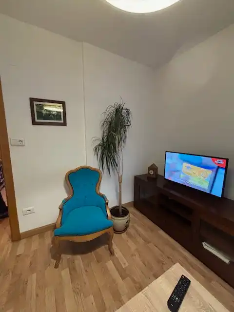 Living room of Flat for rent in Ferrol  with Heating, Parquet flooring and Furnished