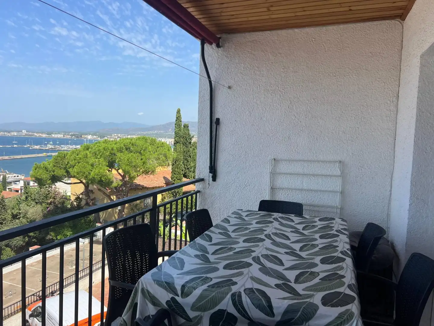 Balcony of Flat for sale in Roses  with Terrace and Furnished