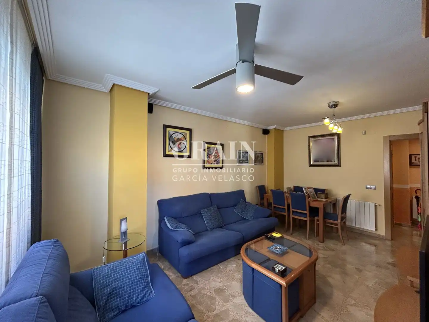 Sala de estar de Piso en venta en Albacete con Aire acondicionado, Calefacción y Trastero