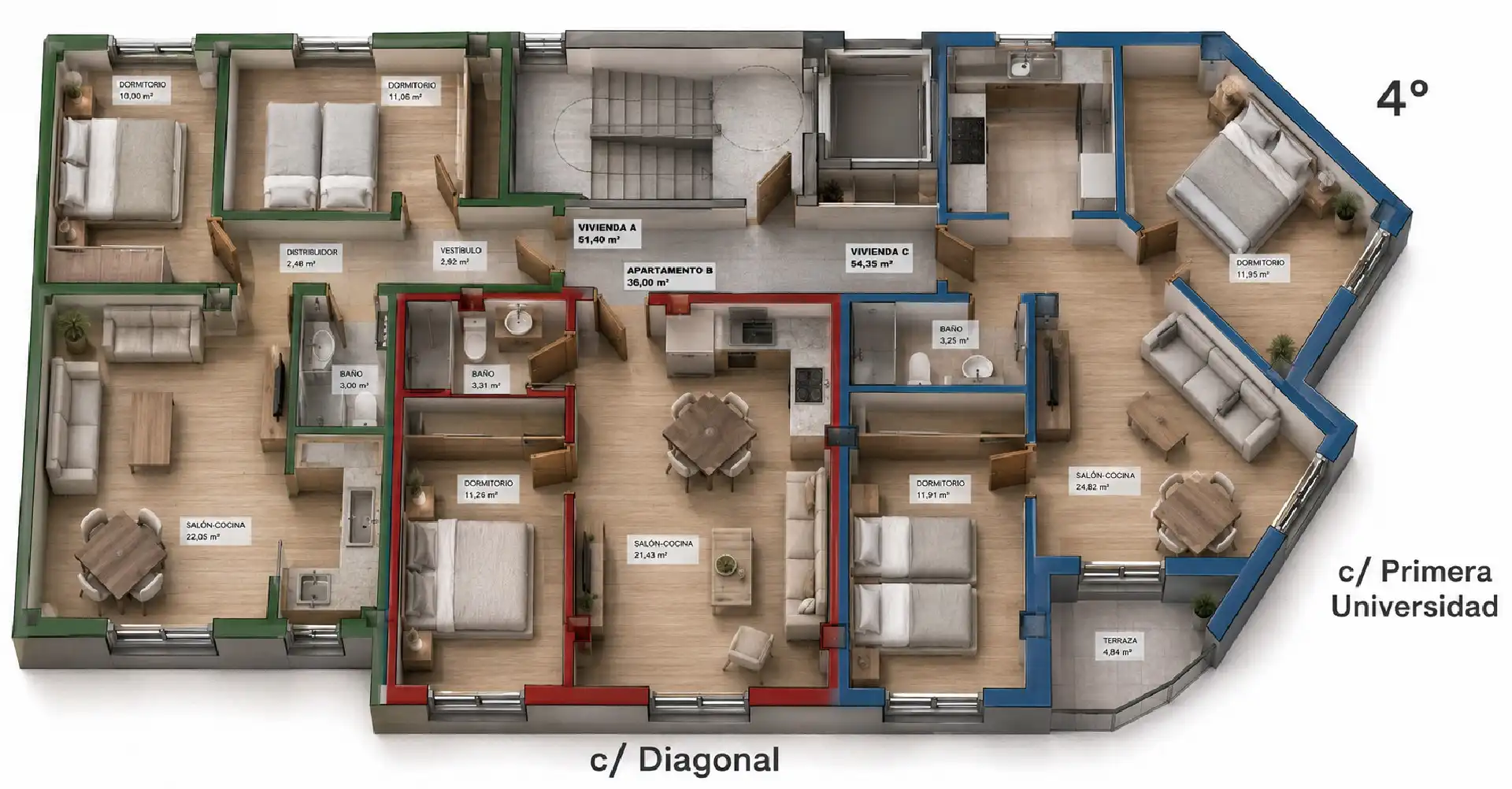 Apartamento en venta en Palencia con Calefacción