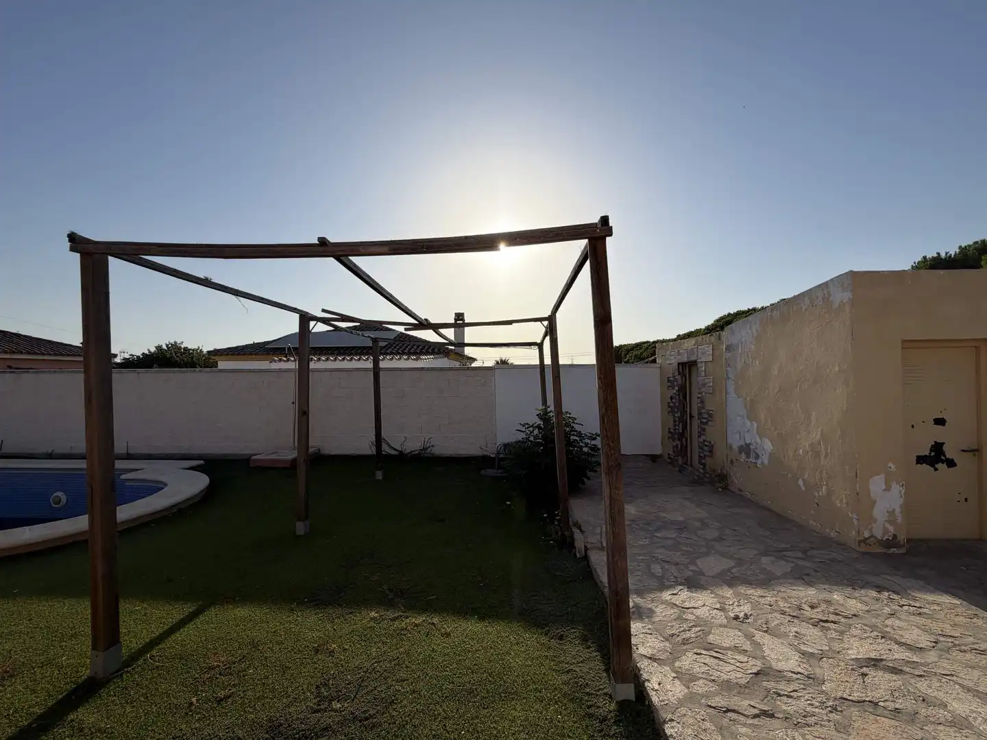 Jardí de Finca rústica en venda en Puerto Real amb Piscina