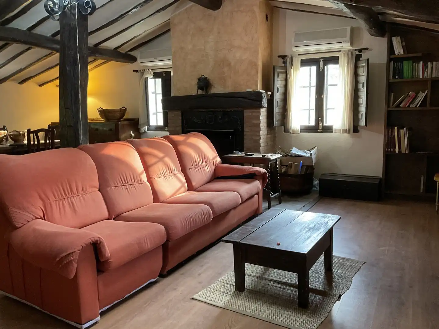 Living room of Country homes for sale in Bobadilla  with Parquet flooring, Terrace and Storage room