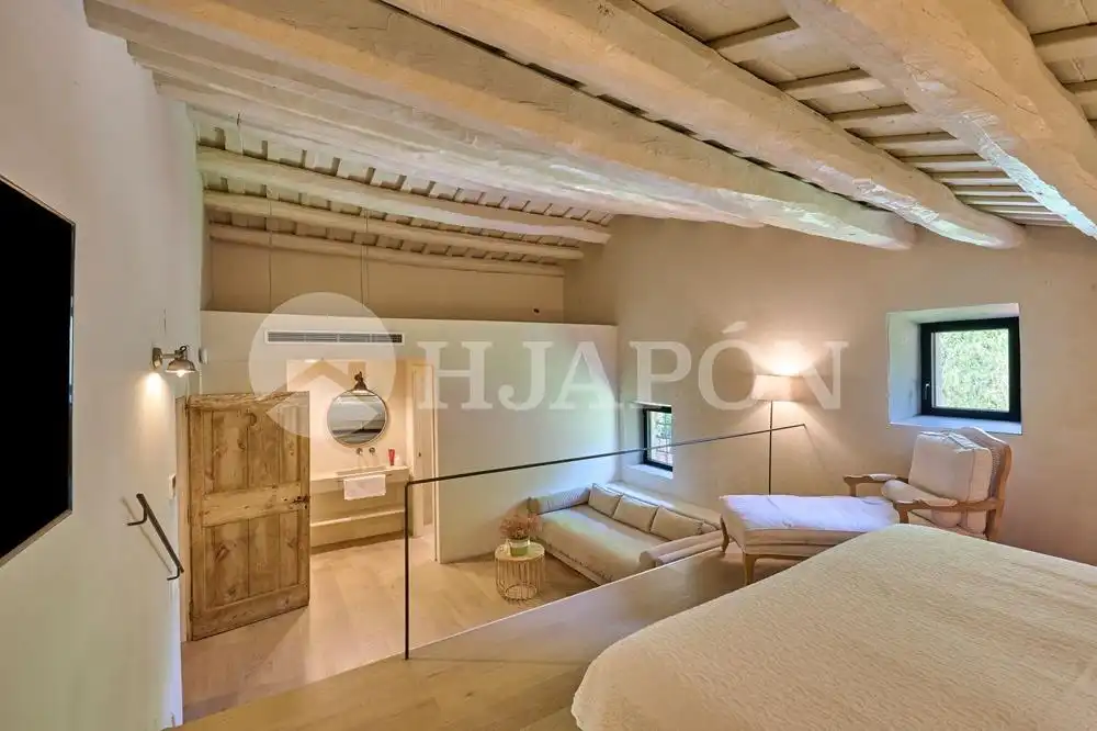 Schlafzimmer von Haus oder Chalet zum Verkauf in Alella mit Klimaanlage, Heizung und Privatgarten
