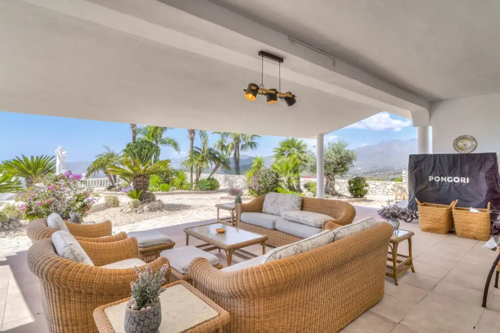 Terrassa de Casa o xalet en venda en Mijas amb Aire condicionat, Calefacció i Jardí privat