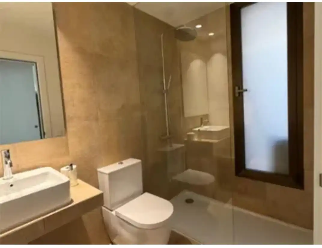 Bathroom of Apartments for rent in Begur  with Air Conditioner, Heating and Private garden