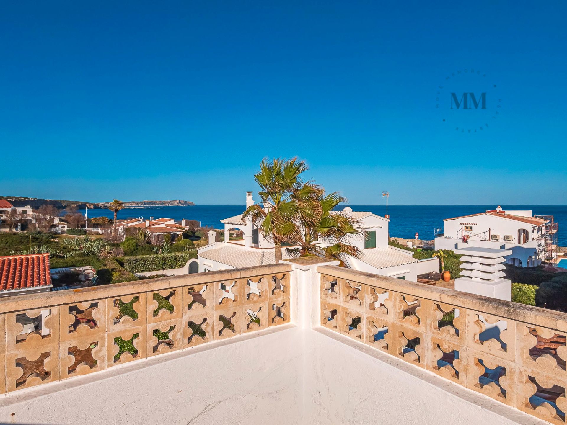 Exterior view of House or chalet for sale in Sant Lluís  with Air Conditioner, Heating and Private garden