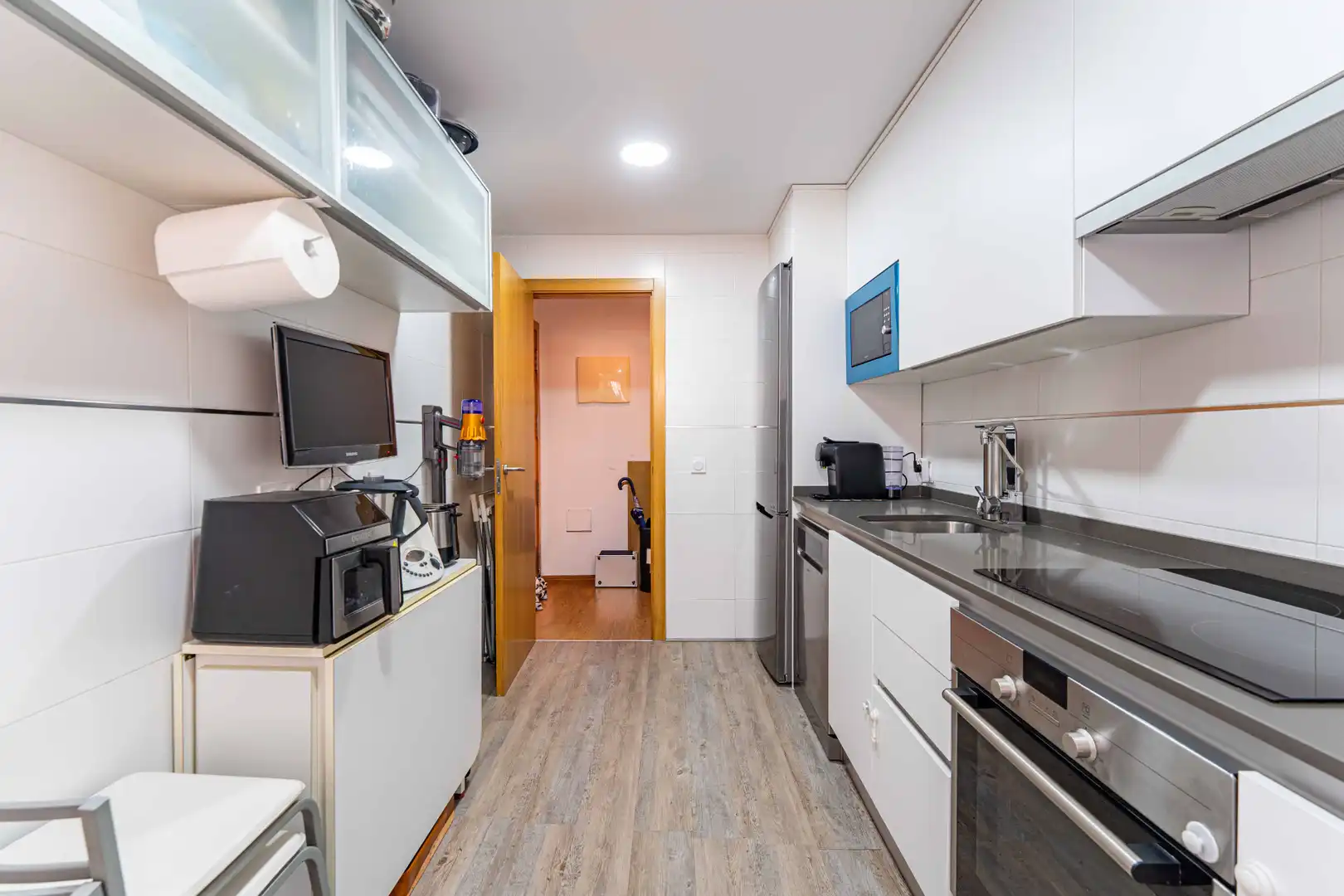 Kitchen of Flat for sale in Móstoles  with Air Conditioner, Heating and Private garden