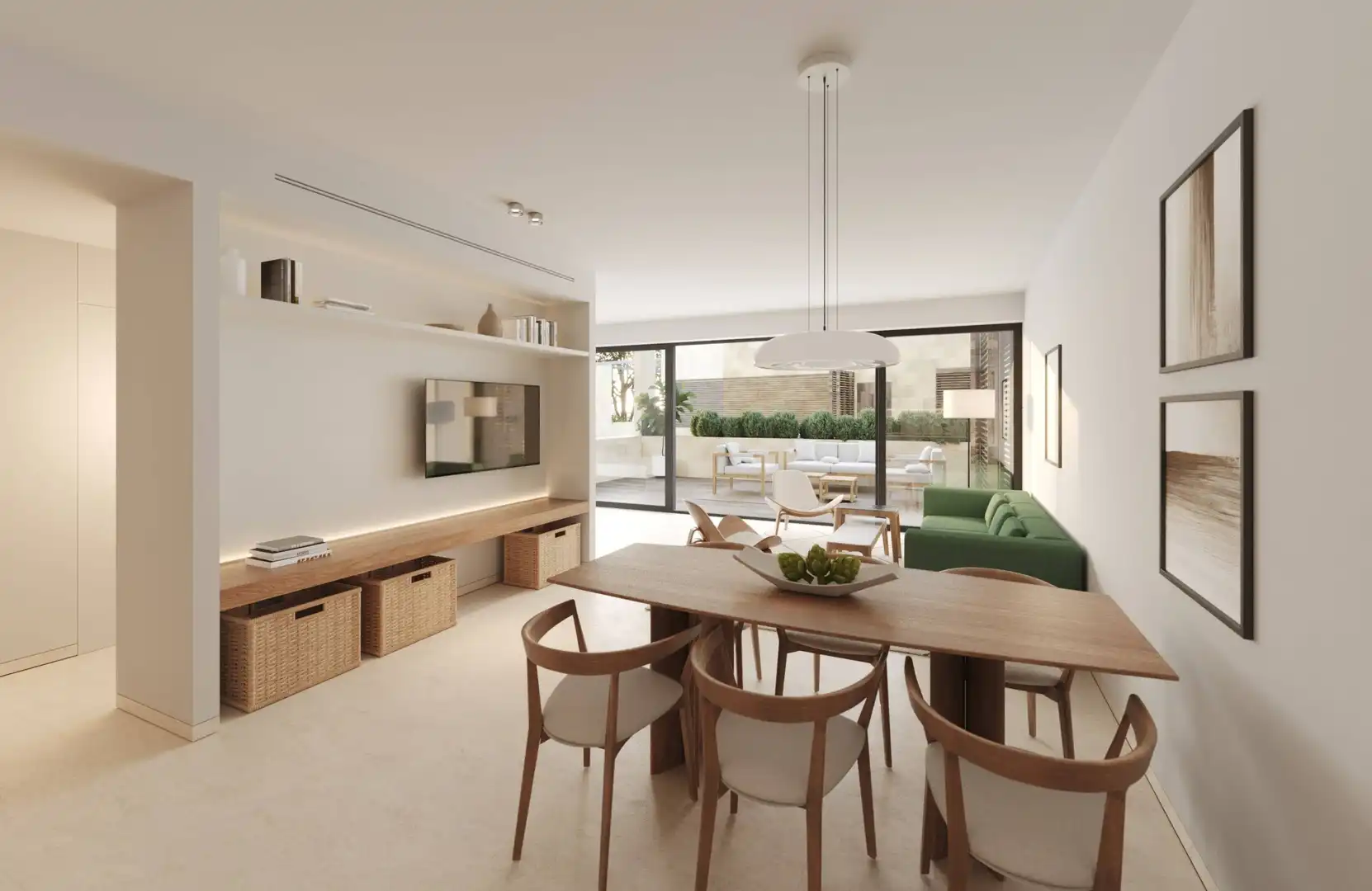 Sala de estar de Planta baja en venta en Estepona con Aire acondicionado, Calefacción y Jardín privado