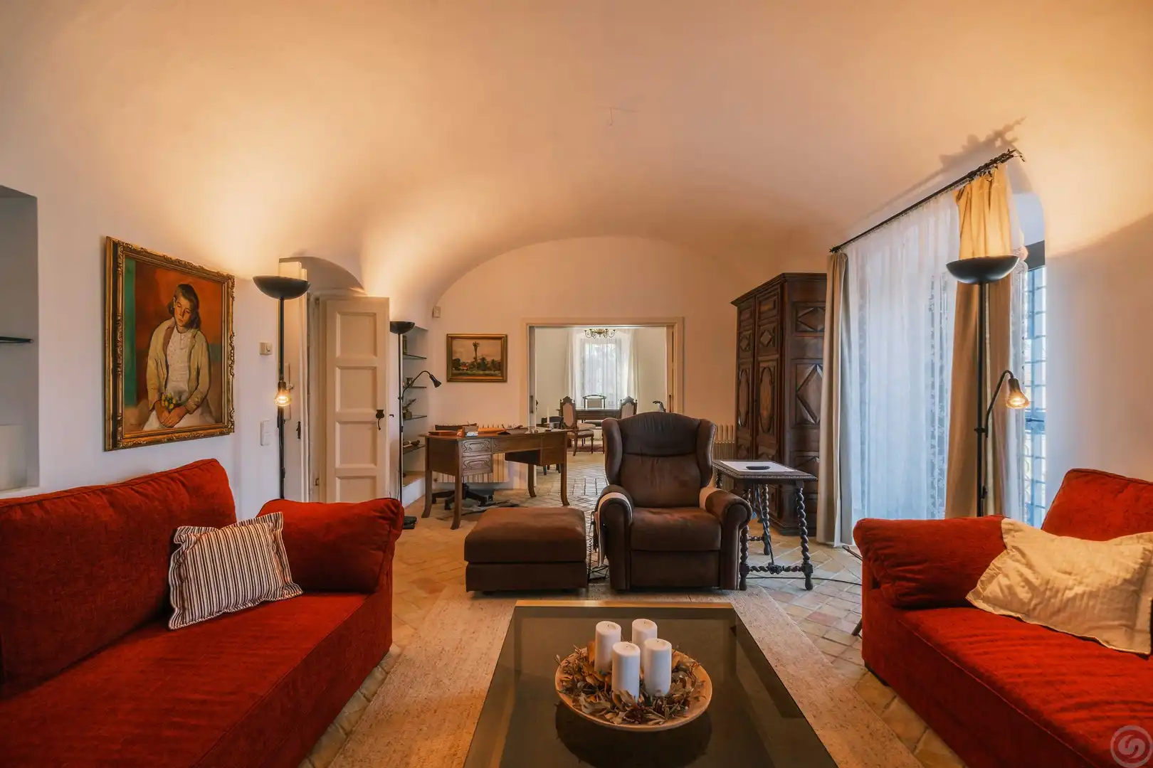 Sala de estar de Casa o chalet en venta en Llagostera con Calefacción, Terraza y Trastero