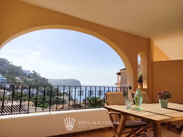 Apartament amb piscina de lloguer a Port d'Andratx