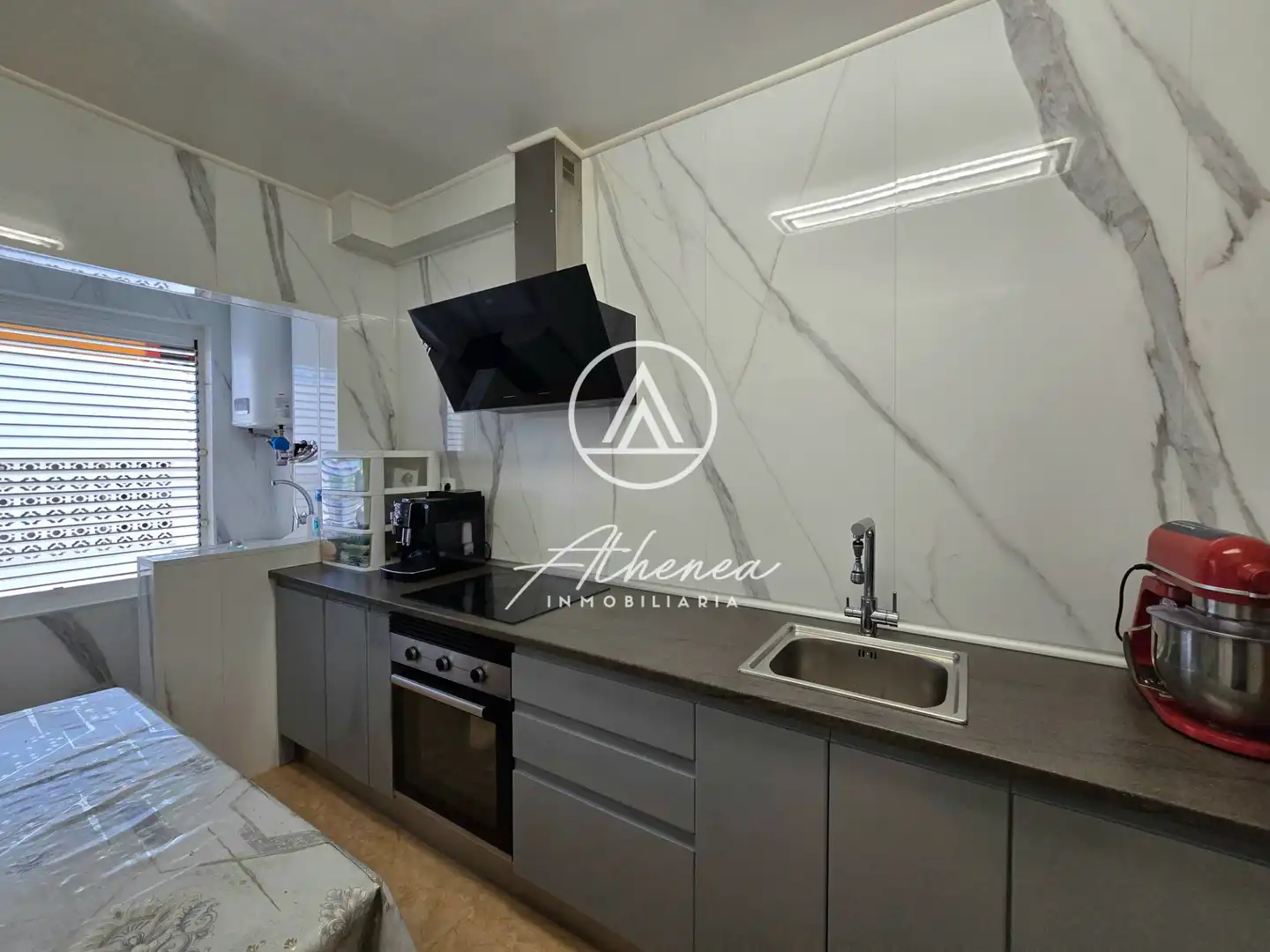Cocina de Piso en venta en Roquetas de Mar con Terraza, Amueblado y Horno