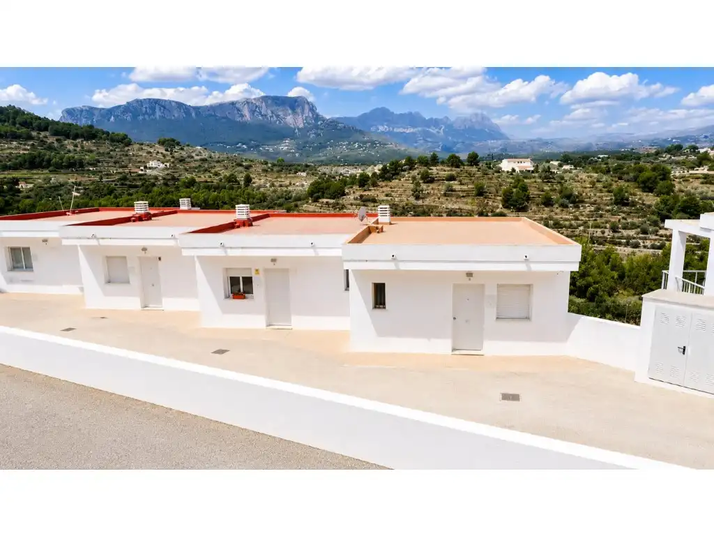 Exterior view of Detached homes for sale in Calpe / Calp  with Private garden, Terrace and Swimming Pool
