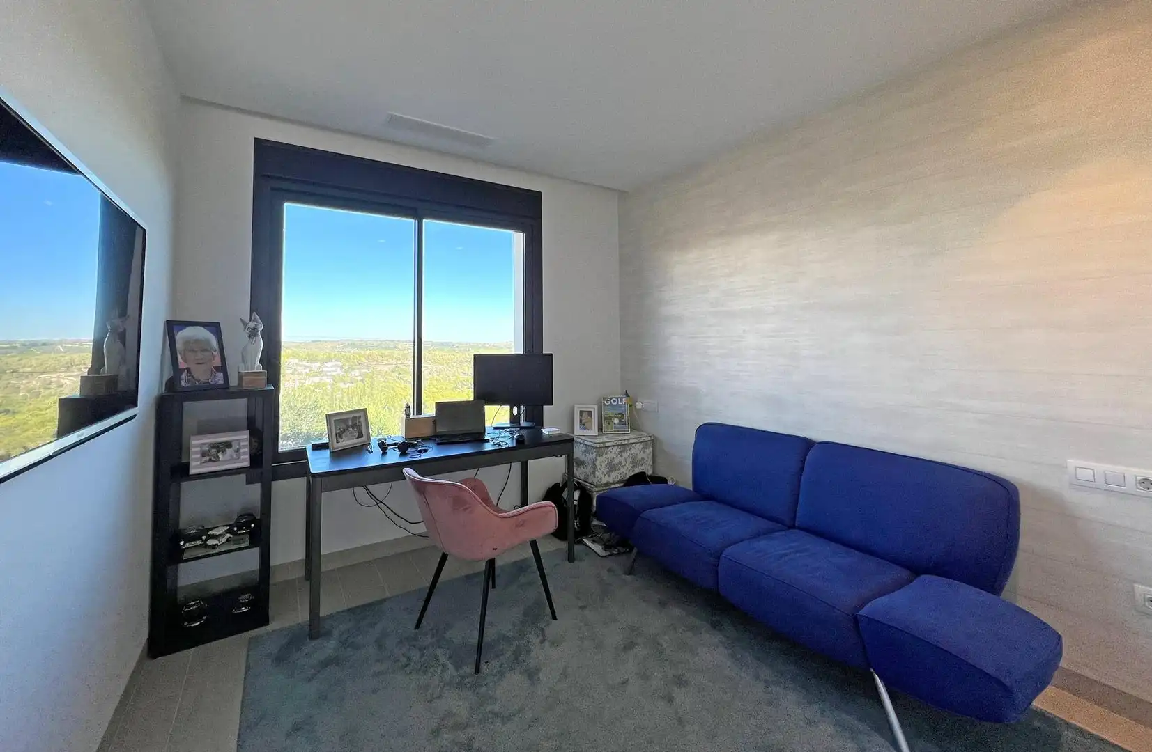 Sala de estar de Apartamento de alquiler en Orihuela con Aire acondicionado, Calefacción y Jardín privado