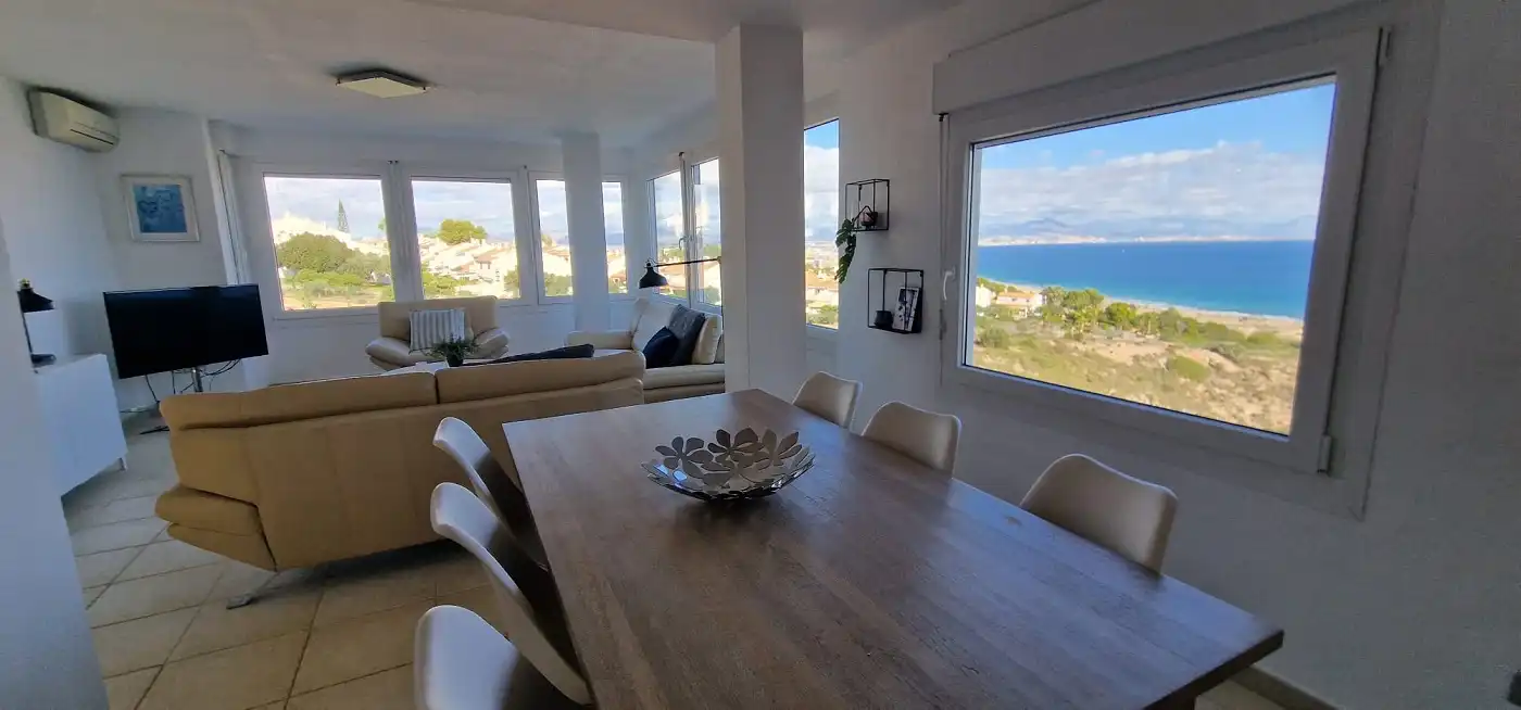 Comedor de Apartamento en venta en Santa Pola con Aire acondicionado y Piscina comunitaria