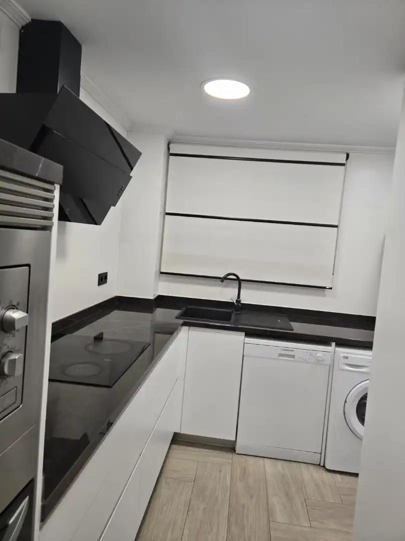 Kitchen of Flat for rent in Sevilla  with Air Conditioner, Terrace and Furnished