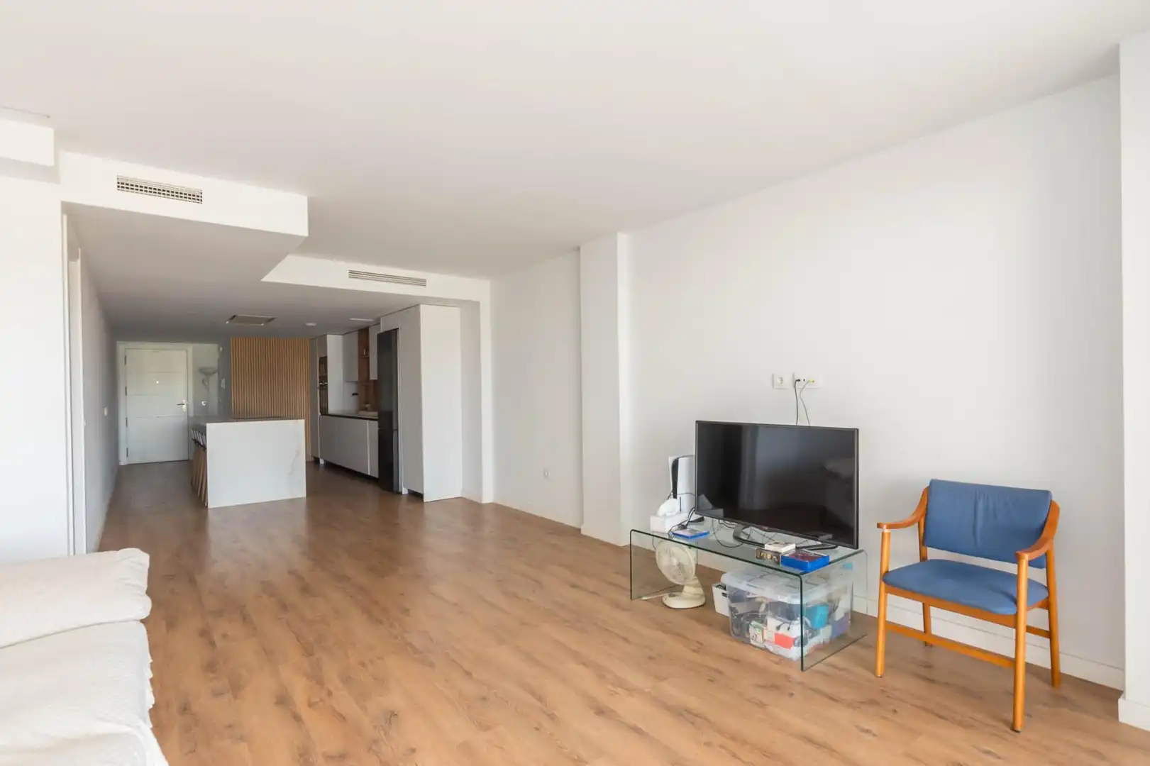 Living room of Flat for sale in Murcia  with Air Conditioner, Terrace and Storage room