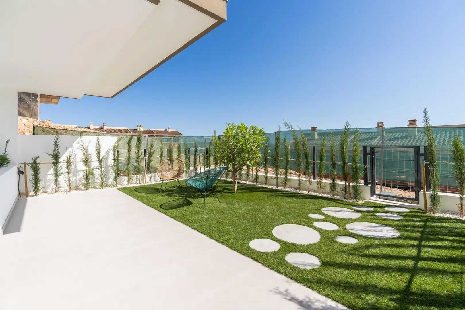 Terrassa de Casa adosada en venda en La Nucia amb Aire condicionat, Jardí privat i Terrassa
