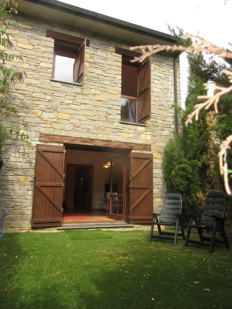 Exterior view of Houses for sale in Castiello de Jaca  with Heating, Private garden and Storage room
