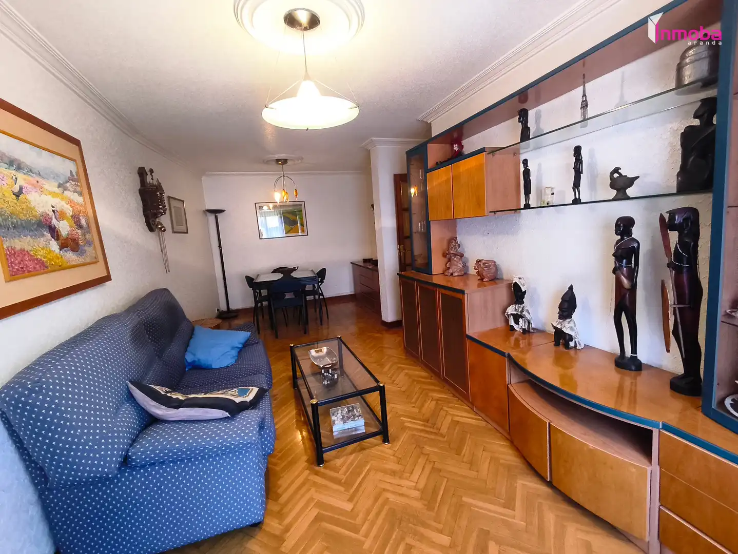 Wohnzimmer von Wohnung zum Verkauf in Aranda de Duero mit Heizung, Parkett und Balkon