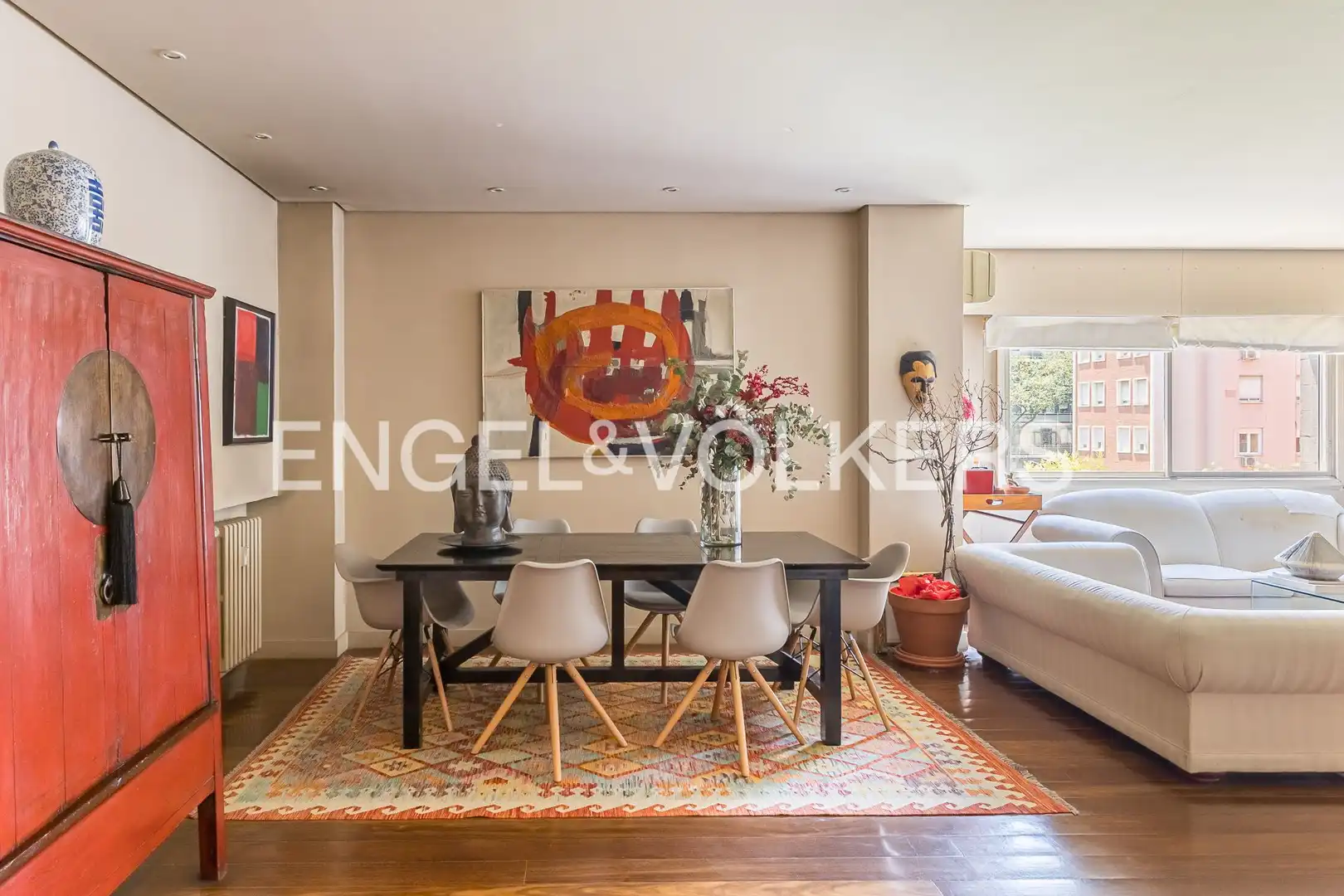 Dining room of Flat for sale in Madrid  with Air Conditioner, Heating and Private garden