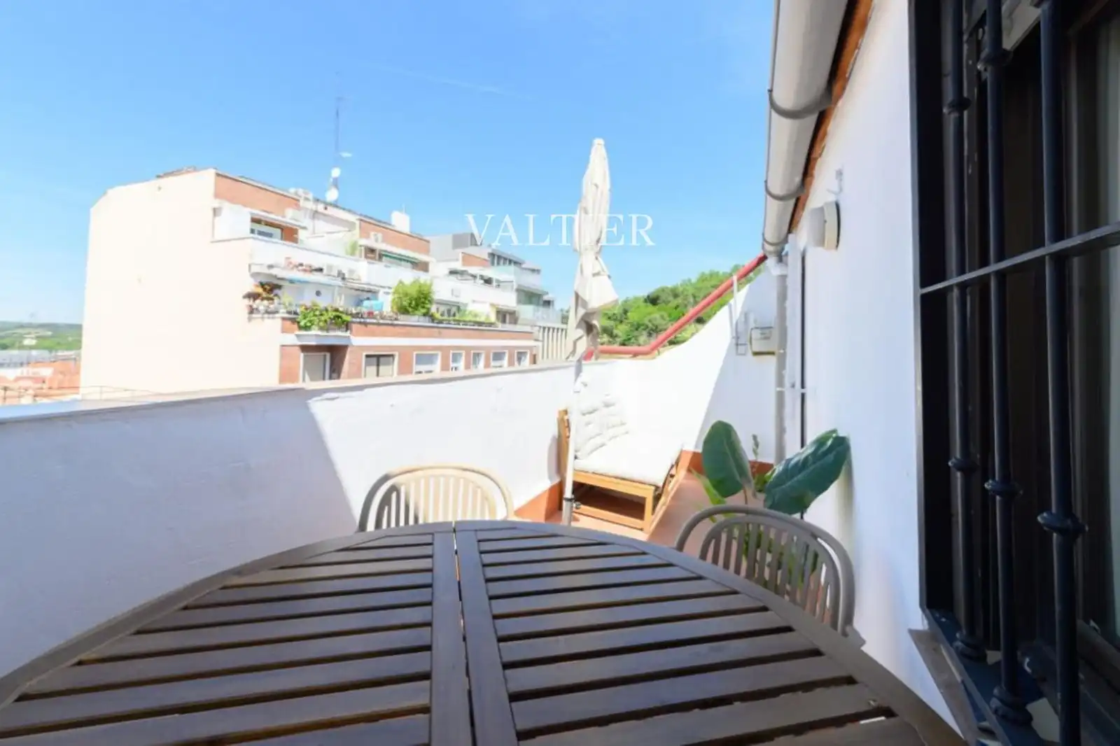 Balcony of Attic for rent in Madrid  with Air Conditioner, Heating and Terrace