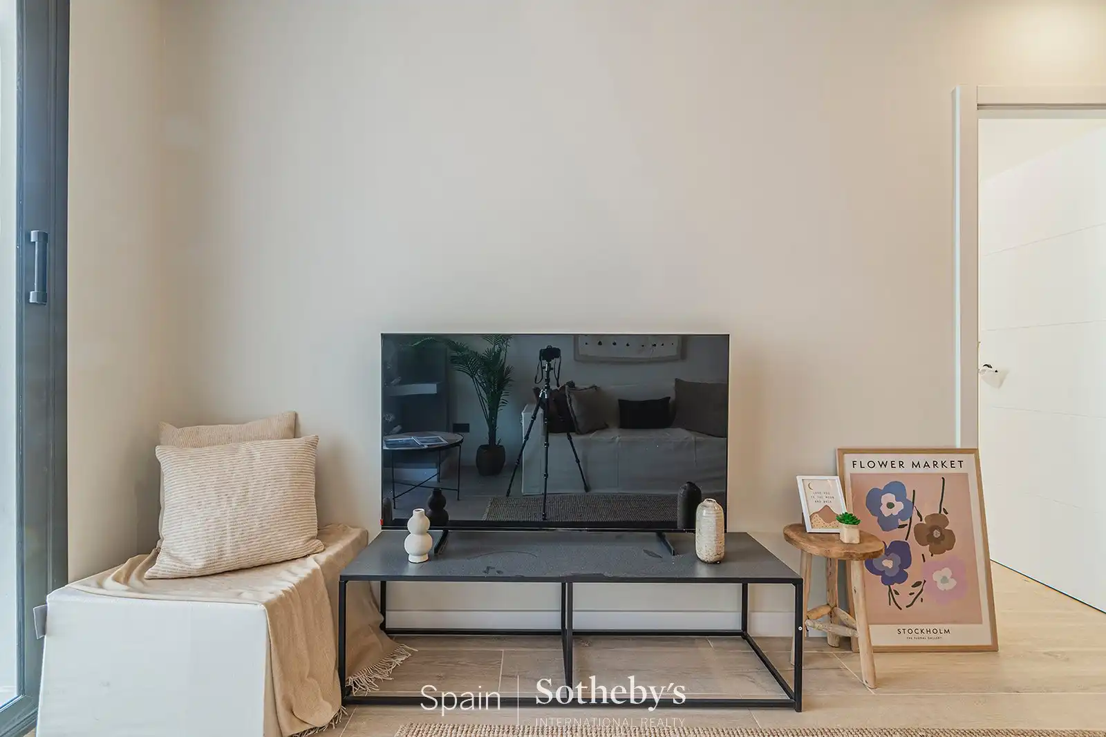 Sala d'estar de Apartament en venda en Barcelona amb Aire condicionat, Calefacció i Terrassa