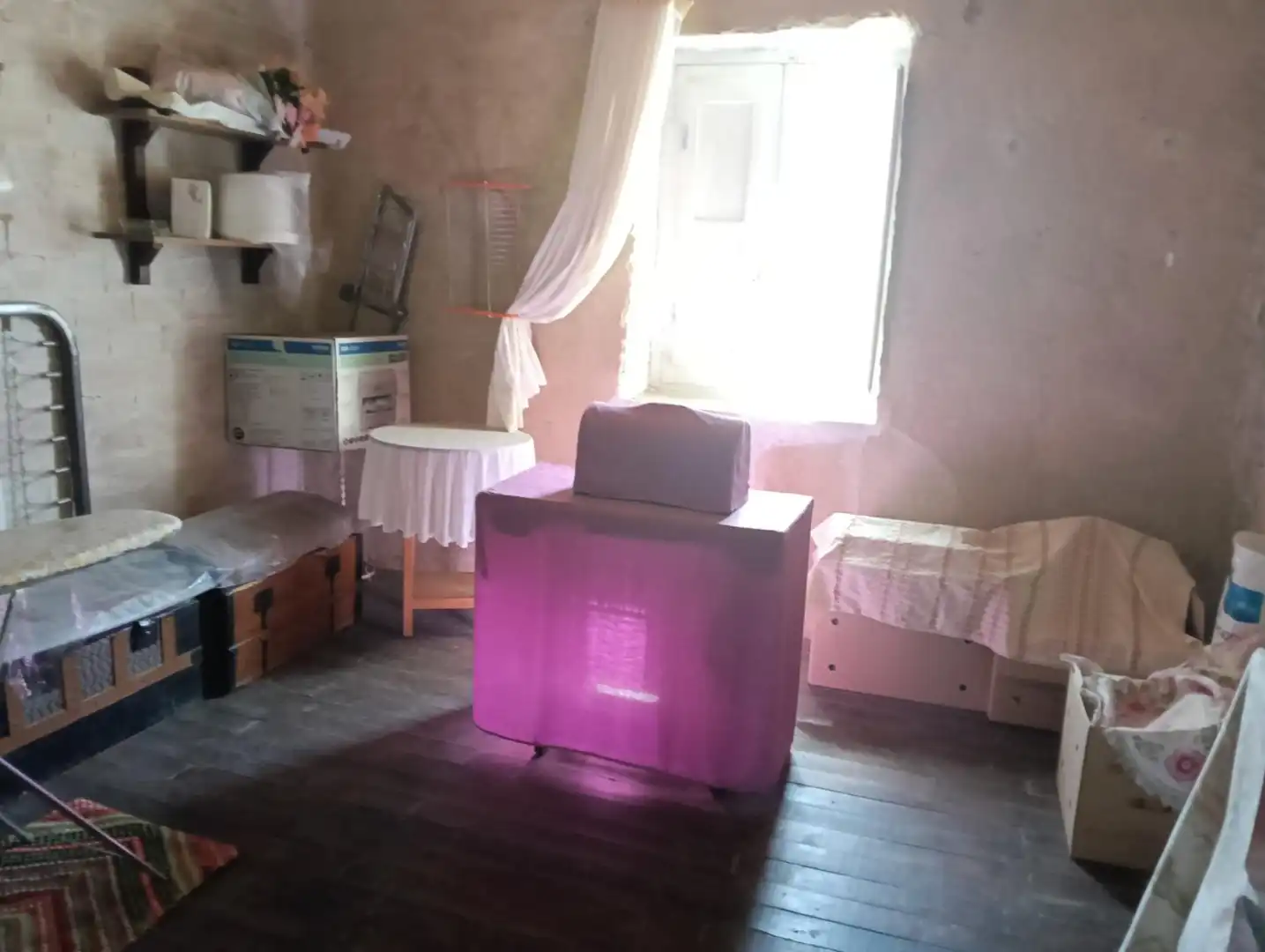 Sala de estar de Finca rústica en venta en Castilfalé con Terraza
