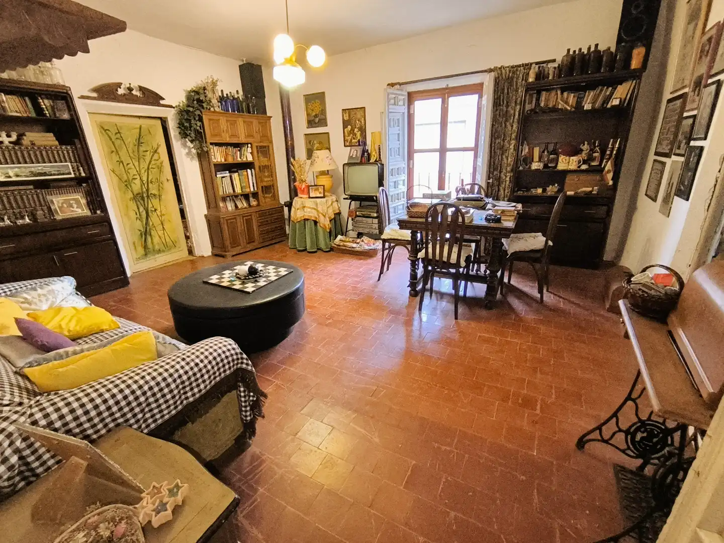 Sala de estar de Finca rústica en venta en Amusco, Palencia