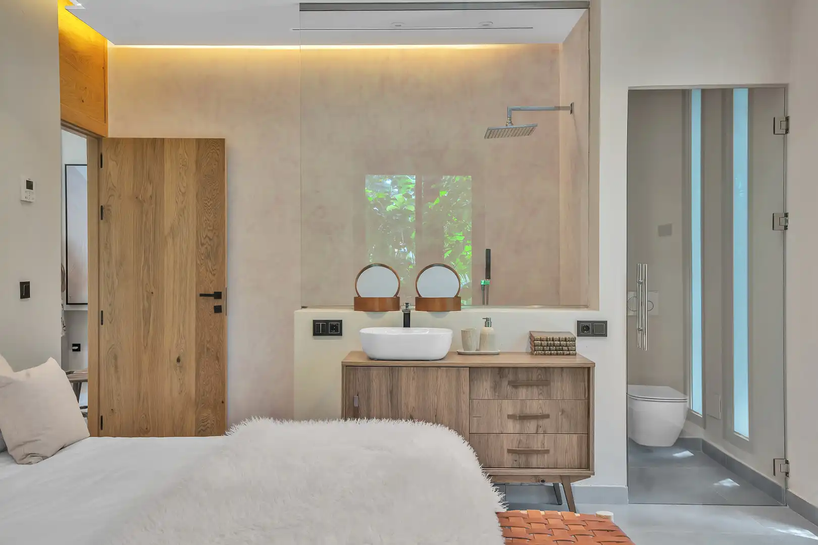 Bany de Casa o xalet de lloguer en Marbella amb Aire condicionat, Jardí privat i Terrassa
