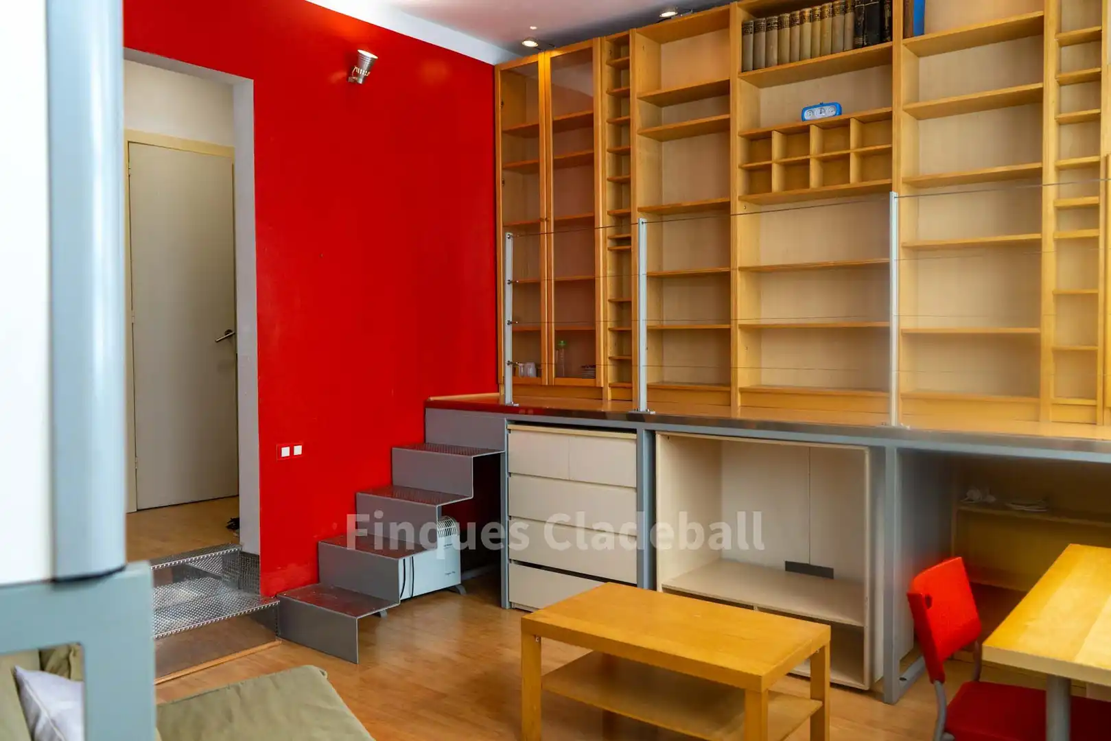 Sala de estar de Loft de alquiler en  Barcelona Capital con Parquet, Amueblado y Lavadora